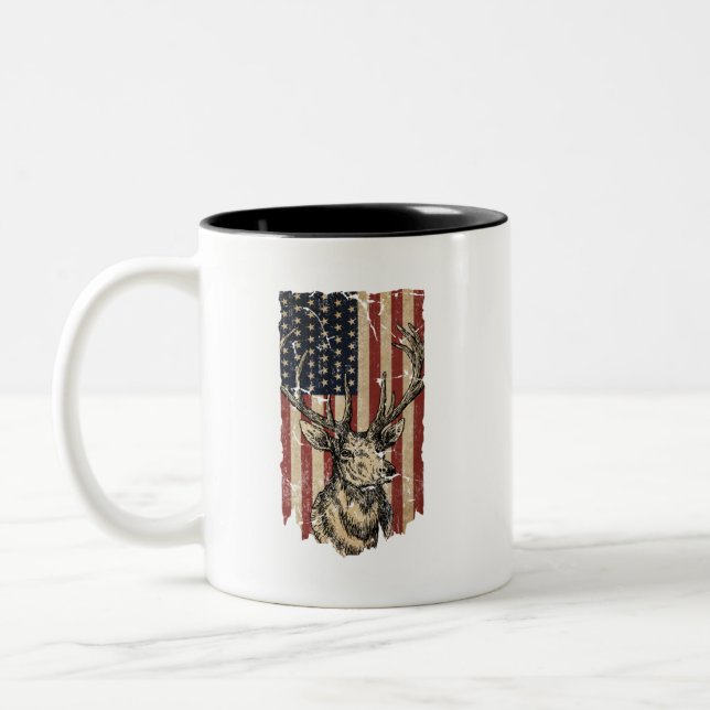 Deer  Two-Tone coffee mug (Left)