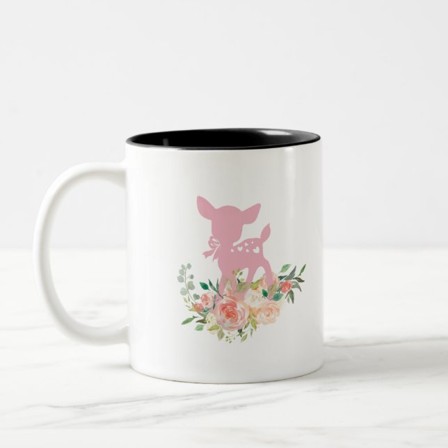 deer Two-Tone coffee mug (Left)