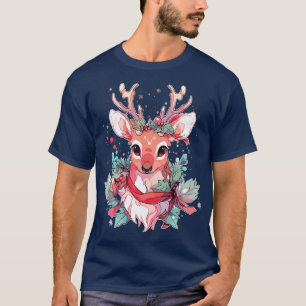 Deer Ugly Christmas Men Kids Women Christmas 4 T-Shirt