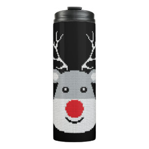 Deer Ugly Christmas Thermal Tumbler