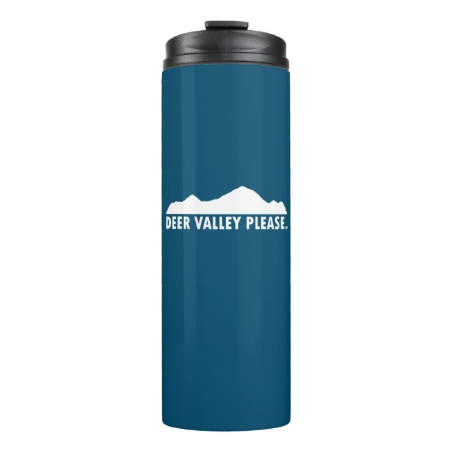 Deer Valley Please Thermal Tumbler (Front)