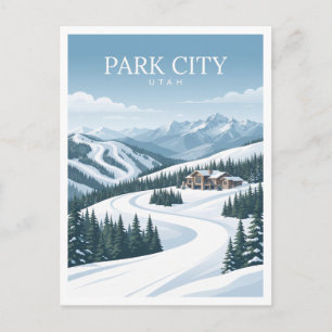 Deer Valley Resort Park City Utah Keepsake Postcard