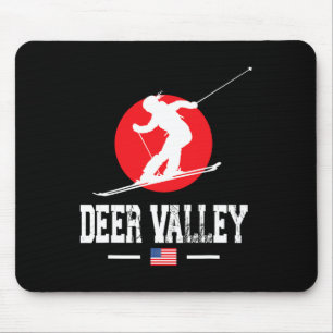 Deer Valley Usa Ski Resort Rocky Mountains America Mouse Pad