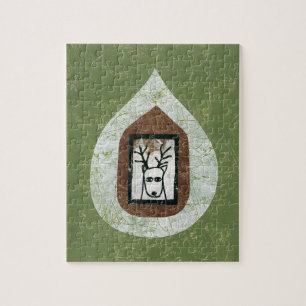 Deer Waiting For You To Leave Jigsaw Puzzle
