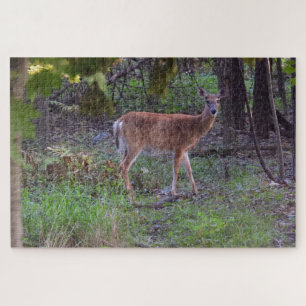 Deer Walking Through the Forest Jigsaw Puzzle
