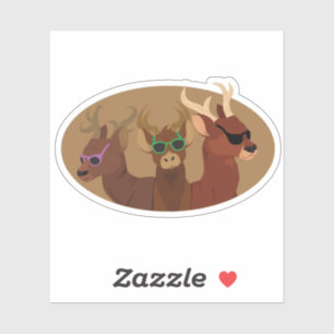 Deer Wearing Sunglasses