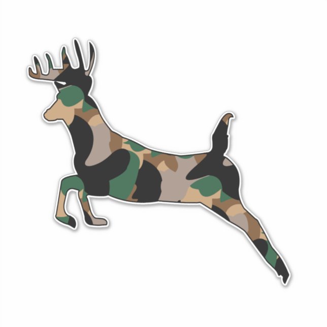 Deer, wildlife, buck, Camo Reindeer, (Front)