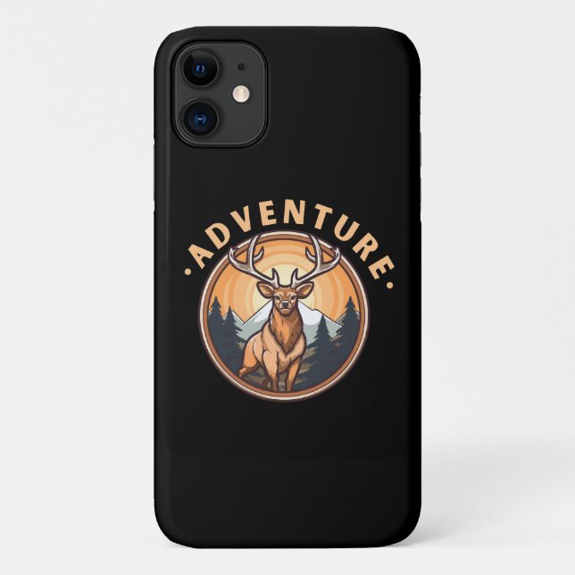 Deer - Wildness - Camping - Adventure Case-Mate iPhone Case (Back)