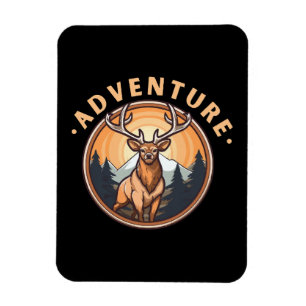 Deer - Wildness - Camping - Adventure Magnet