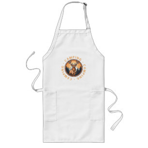 Deer - Wildness - Camping Long Apron