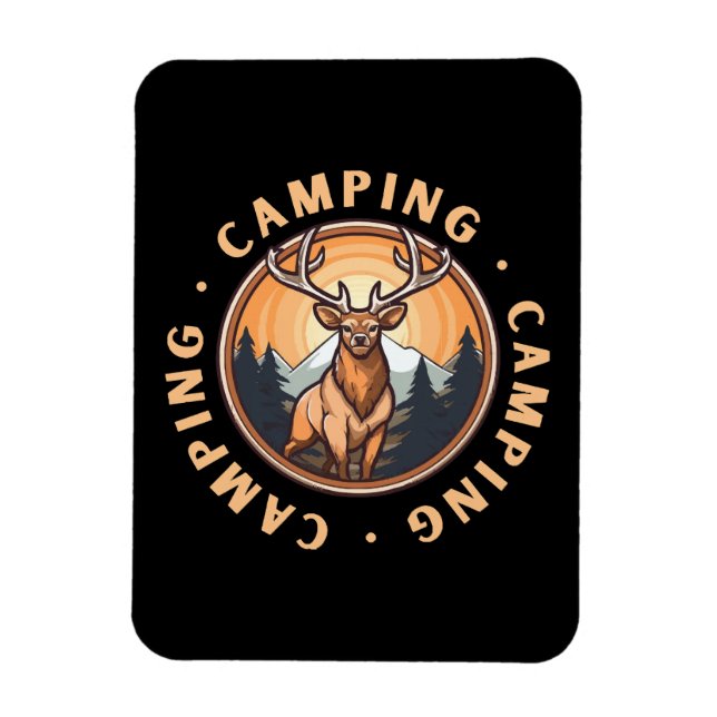 Deer - Wildness - Camping Magnet (Vertical)