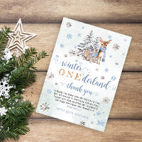 Deer Winter Snowflakes Onederland Birthday