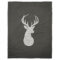 Deer With Antlers Chalk Drawing