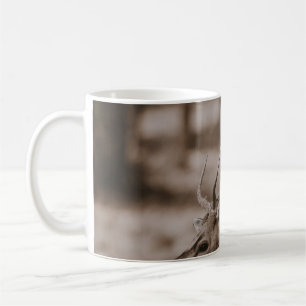 DEER WITH ANTLERS COFFEE MUG