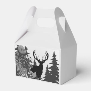 Deer with Big Rack Out of Forest Favour Box