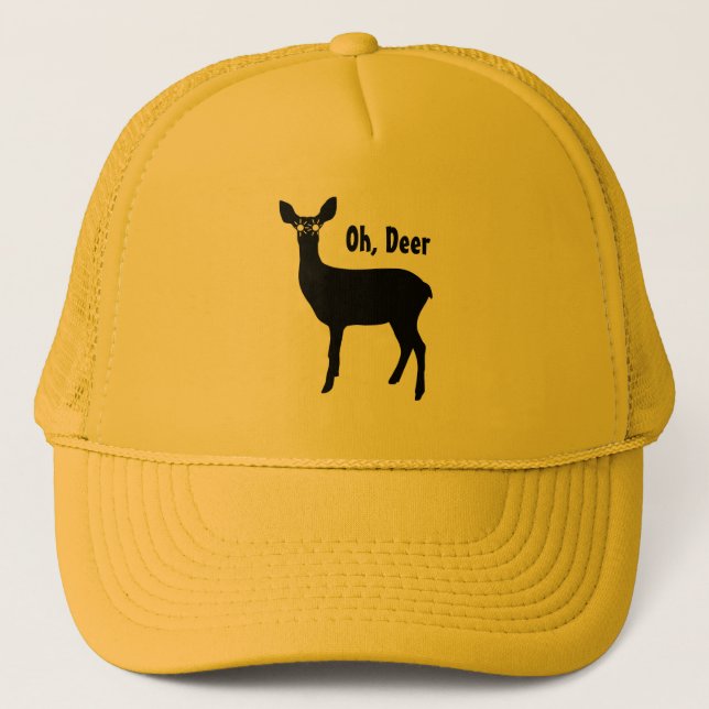 Deer With Headlights -  Trucker Hat (Front)