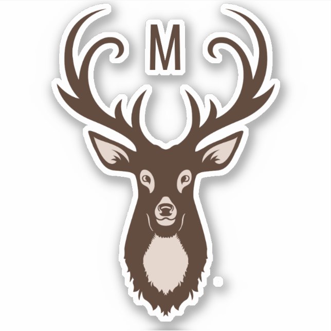 Deer with Your Monogram (Front)