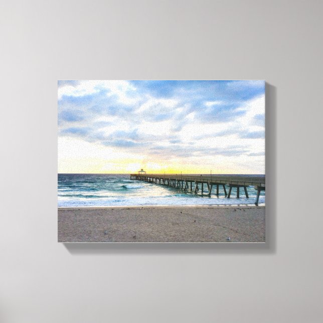 Deerfield Beach, FL Canvas Print (Front)