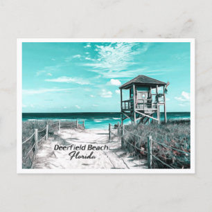 DEERFIELD BEACH FLORIDA POSTCARD