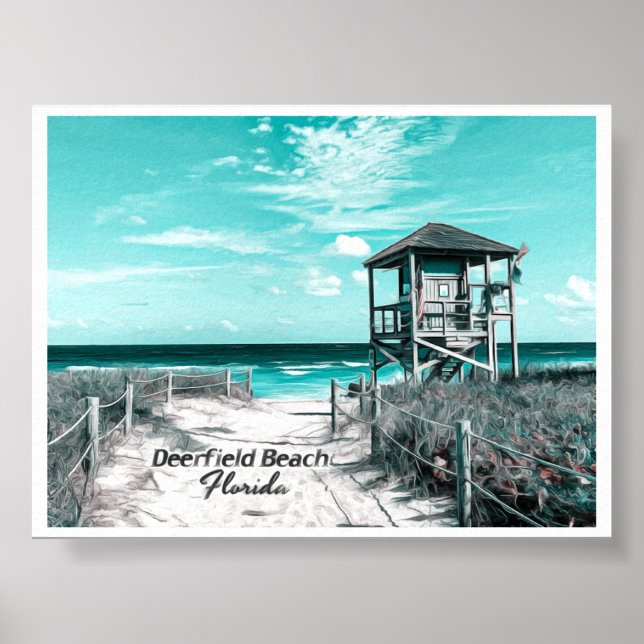 DEERFIELD BEACH FLORIDA POSTER (Front)