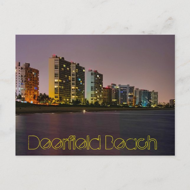 Deerfield Beach, Florida, USA Postcard (Front)