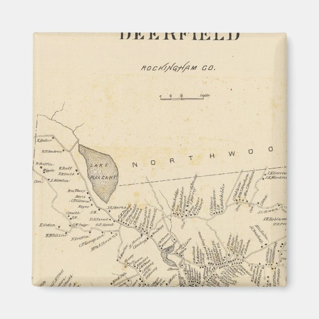 Deerfield, Rockingham Co Magnet (Front)