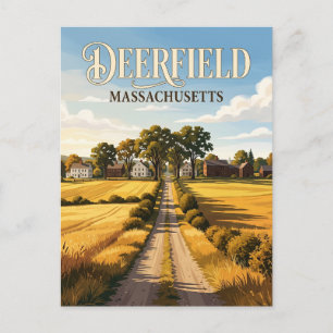 Deerfield USA Postcard