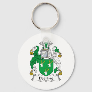 Deering Family Crest Key Ring