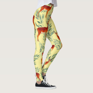 Deer's Autumn Adventure Leggings