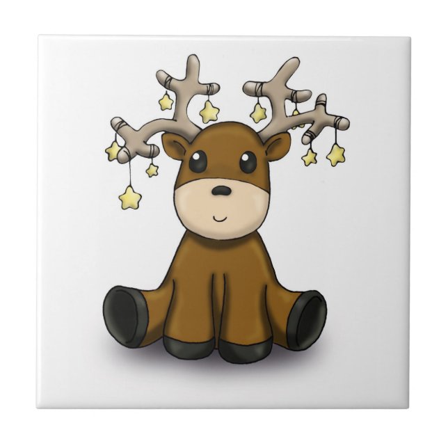 Deers Ceramic Tile (Front)