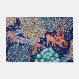 Deers in The Forest, William Morris Doormat