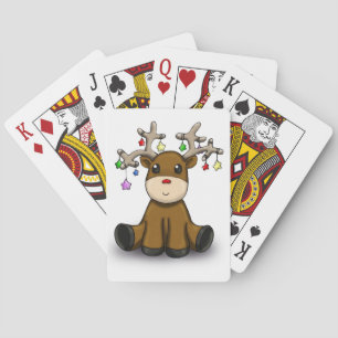 Deers Playing Cards