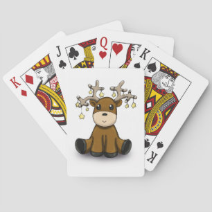 Deers Playing Cards