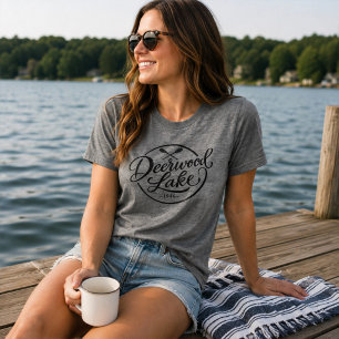 Deerwood Lake 1946 Classic Lake Life Tri-Blend Shirt