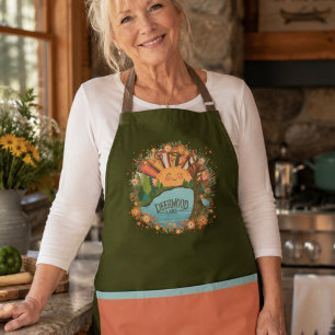 Deerwood Lake Floral Kayak Colourful Apron