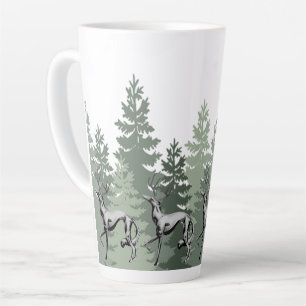DeerZoi Forest Tall Latte Mug
