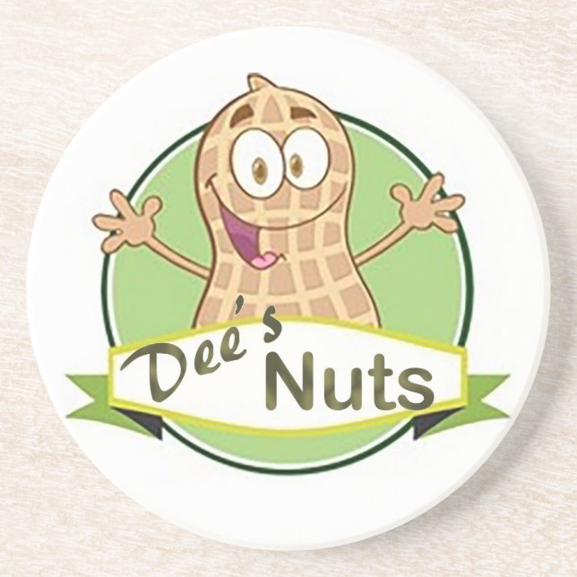 Dee's Nuts brand coasters (Front)