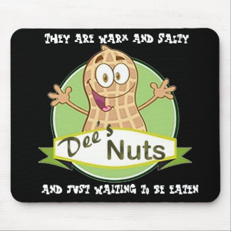 Dee's Nuts Mouse Pad (Black)