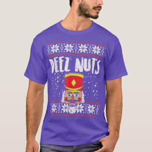 Deez Nuts Nutcracker Funny Ugly Christmas Sweater 