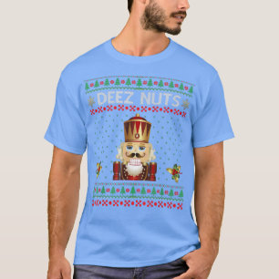 Deez Nuts Nutcracker Funny Ugly Christmas Sweater 