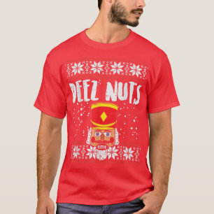 Deez Nuts Nutcracker Funny Ugly Christmas Sweater