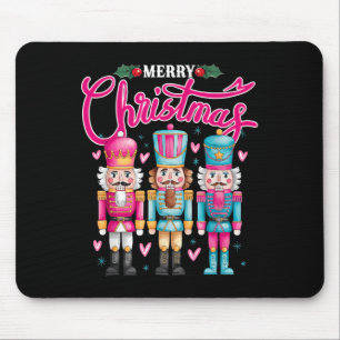 Deez Nuts Nutcracker Merry Christmas Matching Paja Mouse Pad