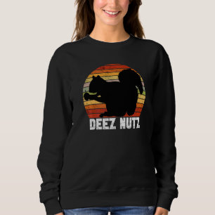 Deez Nutz Christmas Gopher Saying Dees Nutz Ugly Sweatshirt