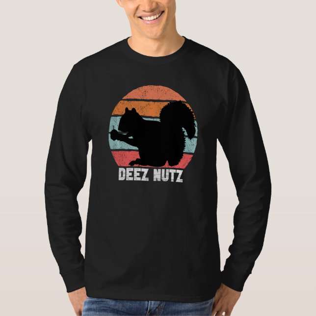 Deez Nutz Christmas Gopher  Saying Dees Nutz Ugly  T-Shirt (Front)
