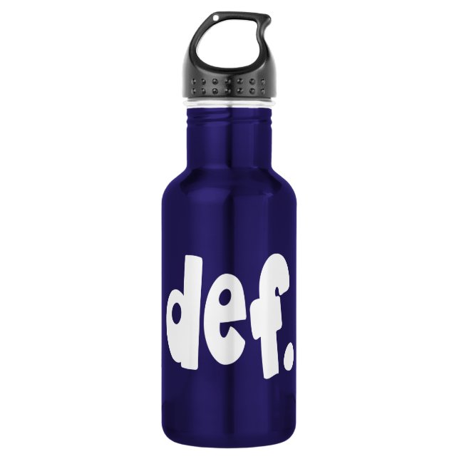 def. 532 ml water bottle (Front)