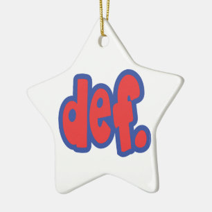 def. ceramic tree decoration