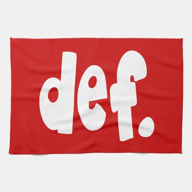 def. tea towel (Horizontal)
