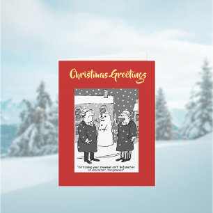 Defamation Character Legal QR Code Christmas Card