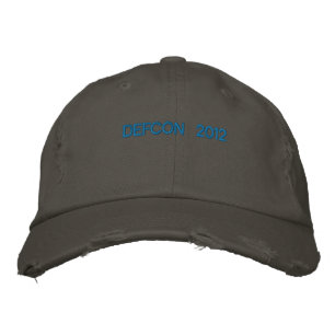 DEFCON 2012 EMBROIDERED HAT