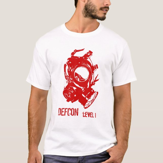 Defcon level 1 gas mask t-shirt (Front)